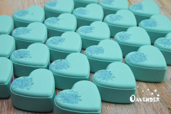 Aqua Heart Bath Bomb