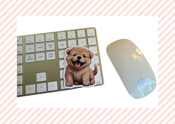 Chow Chow Puppy Sticker