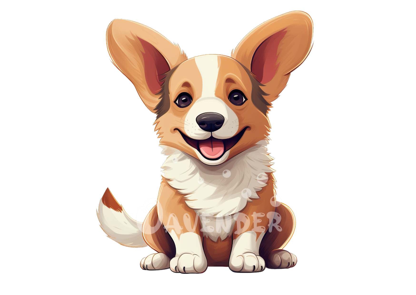 Pembroke Welsh Corgi Vinyl Sticker